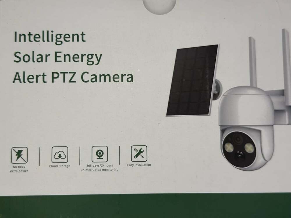 Intelligent Solar Energy Alert PTZ Camera Security System with HoMeYe Pro App